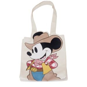 Loungefly Cream and Brown Mickey Mouse Tote